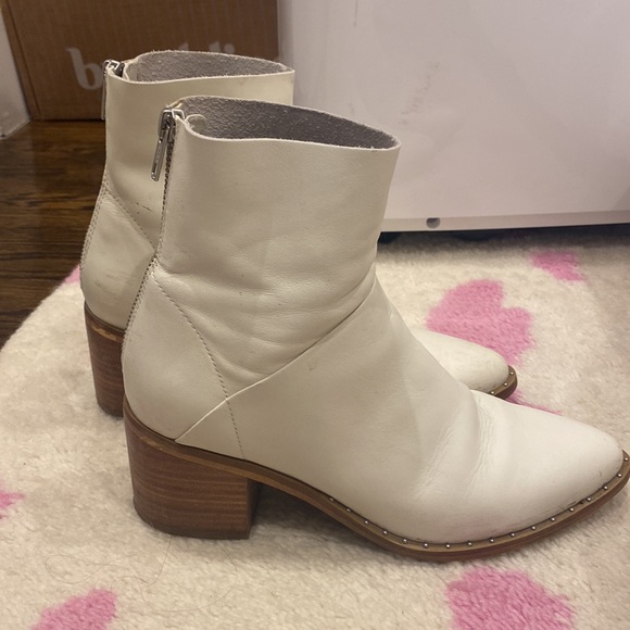 White leather western / cowboy bootie. Treasure and Bond Farrah - Picture 3 of 3